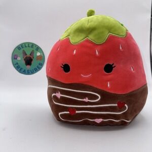 Scarlett Strawberry Chocolate Squishmallow Valentine 2022 NWT Canada‎ 12" Medium